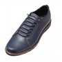 Pantofi barbati Casual Sport din piele naturala Bleumarin ASEBL